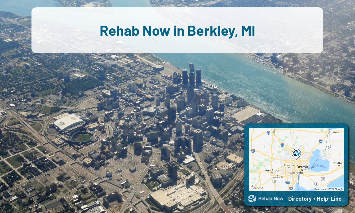 Struggling with addiction in Berkley, Michigan? RehabNow helps you find the best treatment center or rehab available.