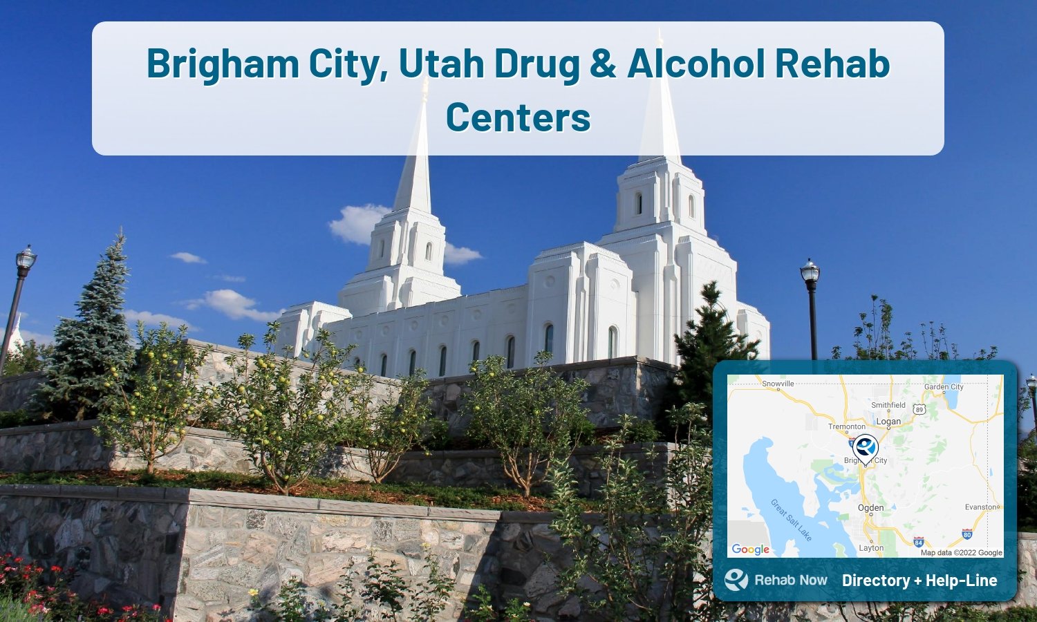List of alcohol and drug treatment centers near you in Brigham City, Utah. Research certifications, programs, methods, pricing, and more.