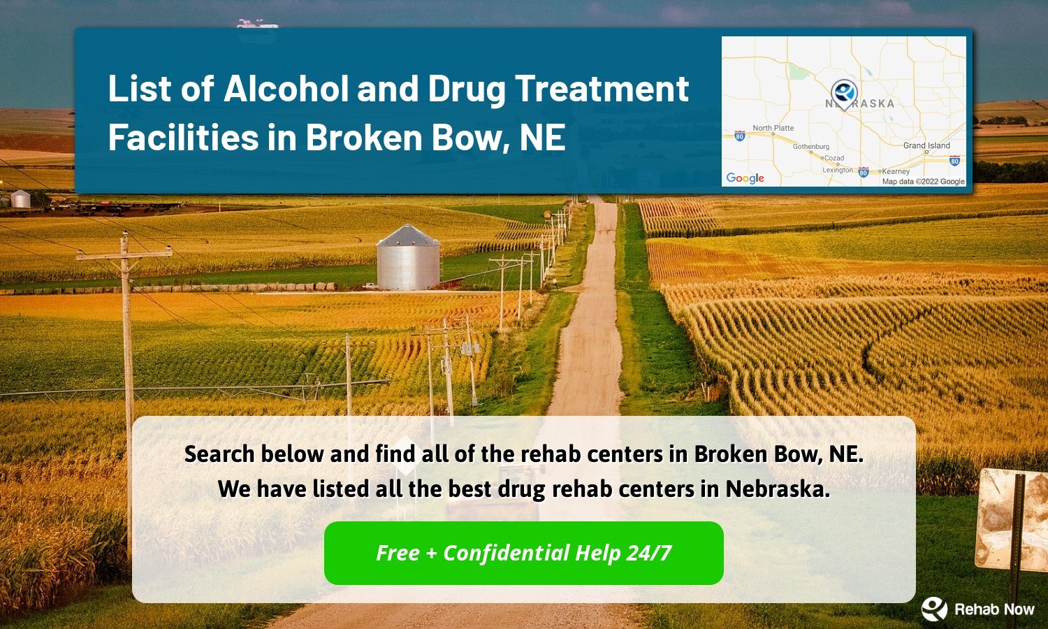Search below and find all of the rehab centers in Broken Bow, NE. We have listed all the best drug rehab centers in Nebraska.