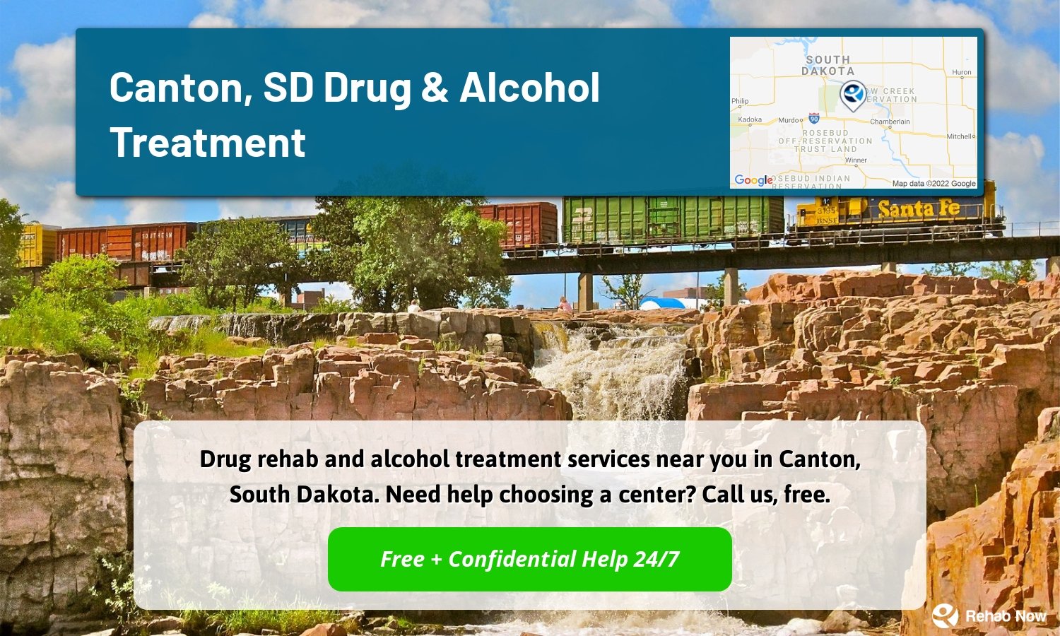 Drug rehab and alcohol treatment services near you in Canton, South Dakota. Need help choosing a center? Call us, free.