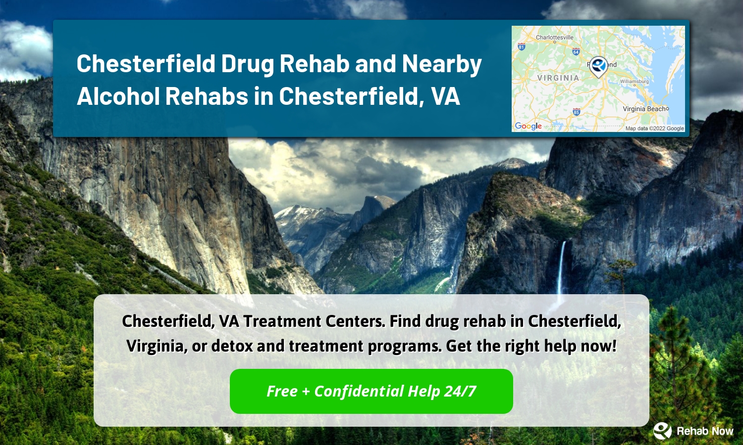 Chesterfield, VA Treatment Centers. Find drug rehab in Chesterfield, Virginia, or detox and treatment programs. Get the right help now!