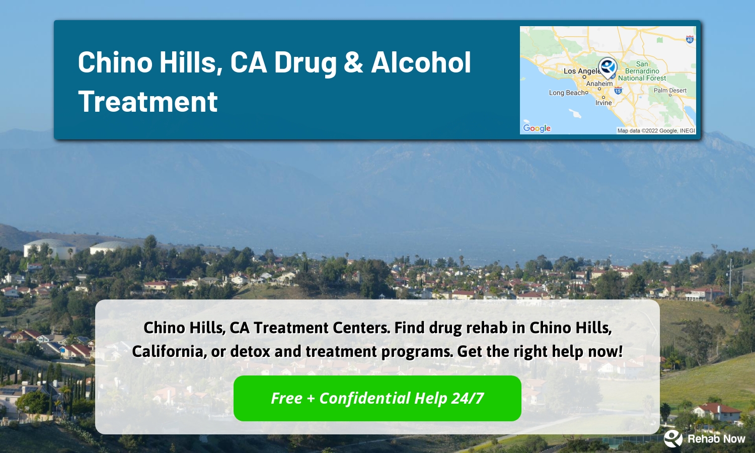 Chino Hills, CA Treatment Centers. Find drug rehab in Chino Hills, California, or detox and treatment programs. Get the right help now!