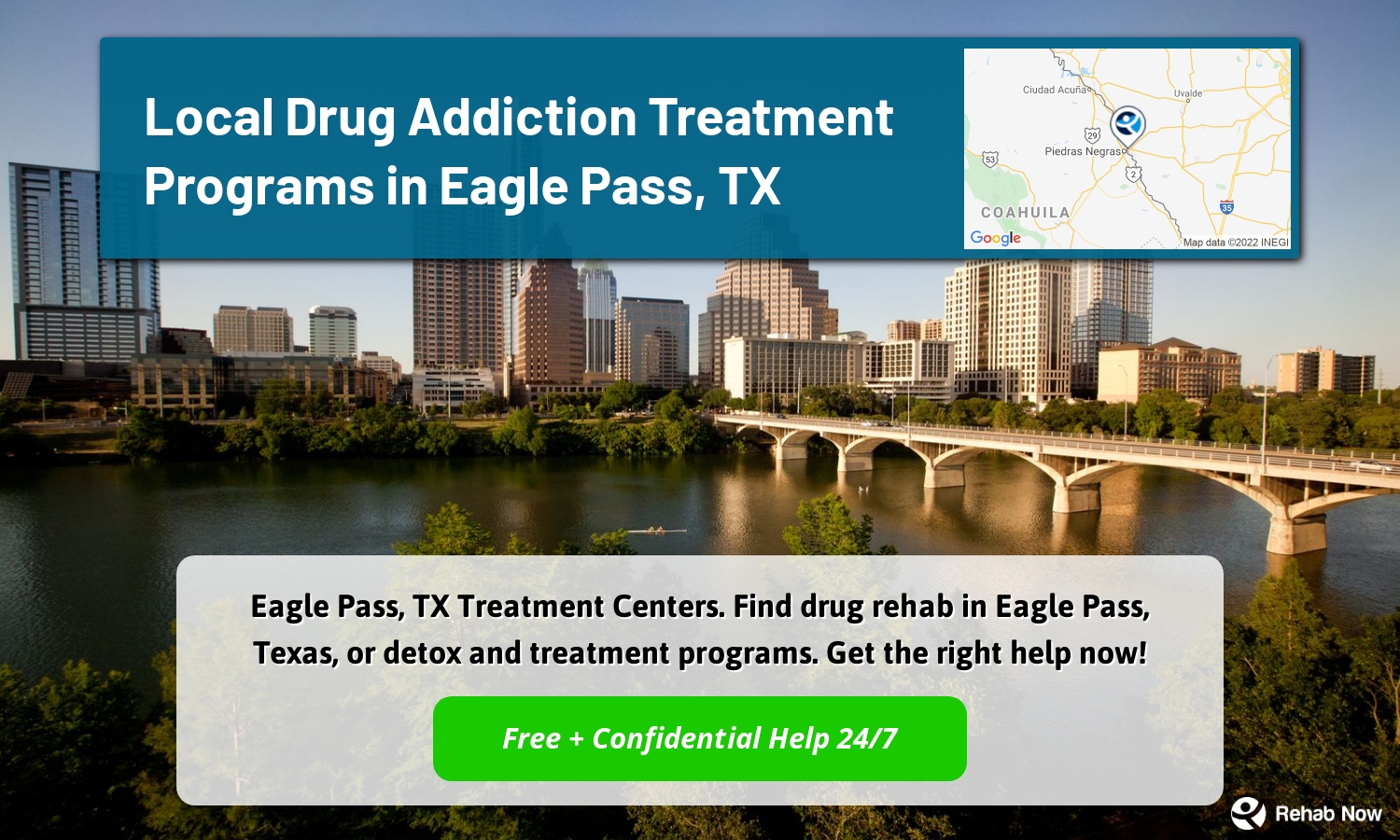 Eagle Pass, TX Treatment Centers. Find drug rehab in Eagle Pass, Texas, or detox and treatment programs. Get the right help now!