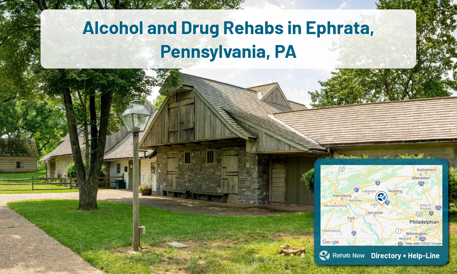 Ephrata, PA Treatment Centers. Find drug rehab in Ephrata, Pennsylvania, or detox and treatment programs. Get the right help now!