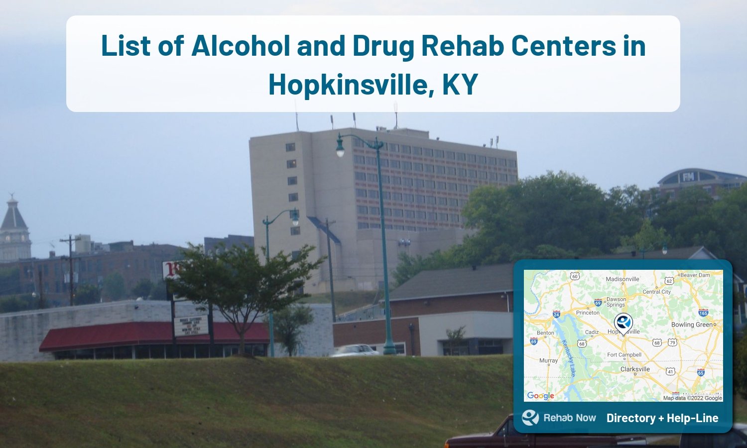 Hopkinsville, KY Treatment Centers. Find drug rehab in Hopkinsville, Kentucky, or detox and treatment programs. Get the right help now!