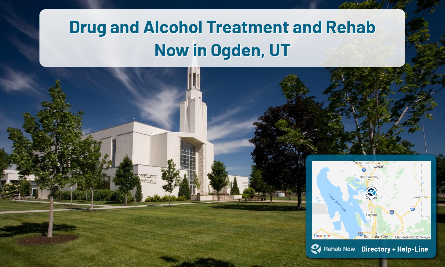 Ogden, UT Treatment Centers. Find drug rehab in Ogden, Utah, or detox and treatment programs. Get the right help now!