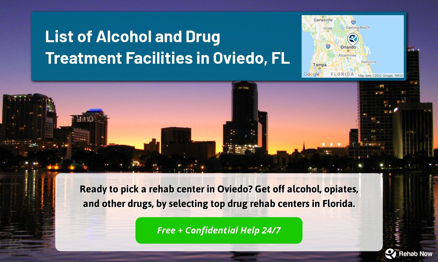 Ready to pick a rehab center in Oviedo? Get off alcohol, opiates, and other drugs, by selecting top drug rehab centers in Florida.