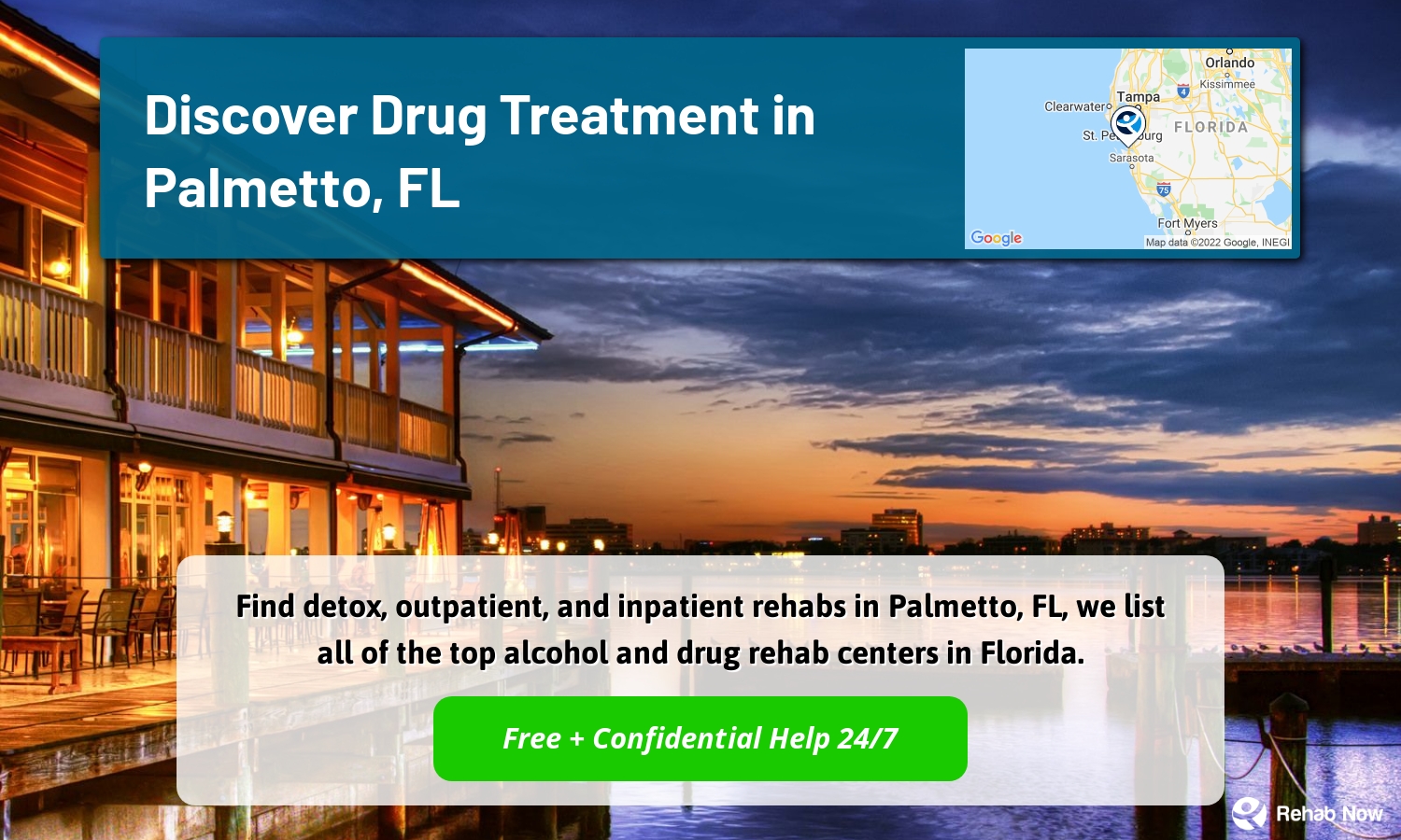 Find detox, outpatient, and inpatient rehabs in Palmetto, FL, we list all of the top alcohol and drug rehab centers in Florida.