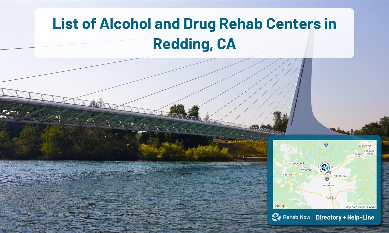 Drug rehab and alcohol treatment services near you in Redding, California. Need help choosing a center? Call us, free.