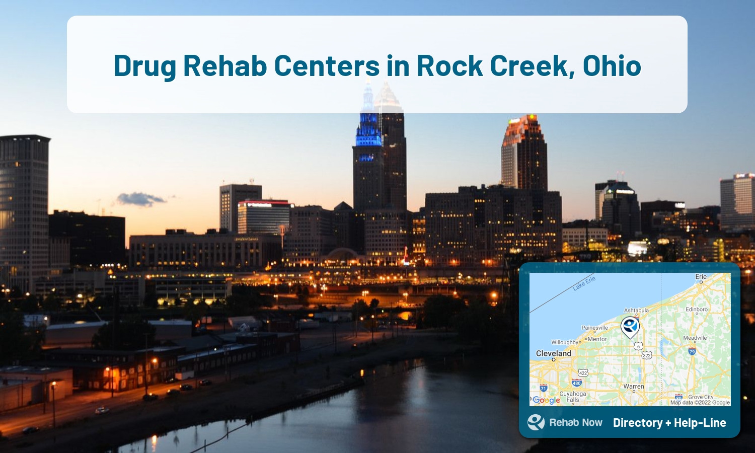 Need treatment nearby in Rock Creek, Ohio? Choose a drug/alcohol rehab center from our list, or call our hotline now for free help.