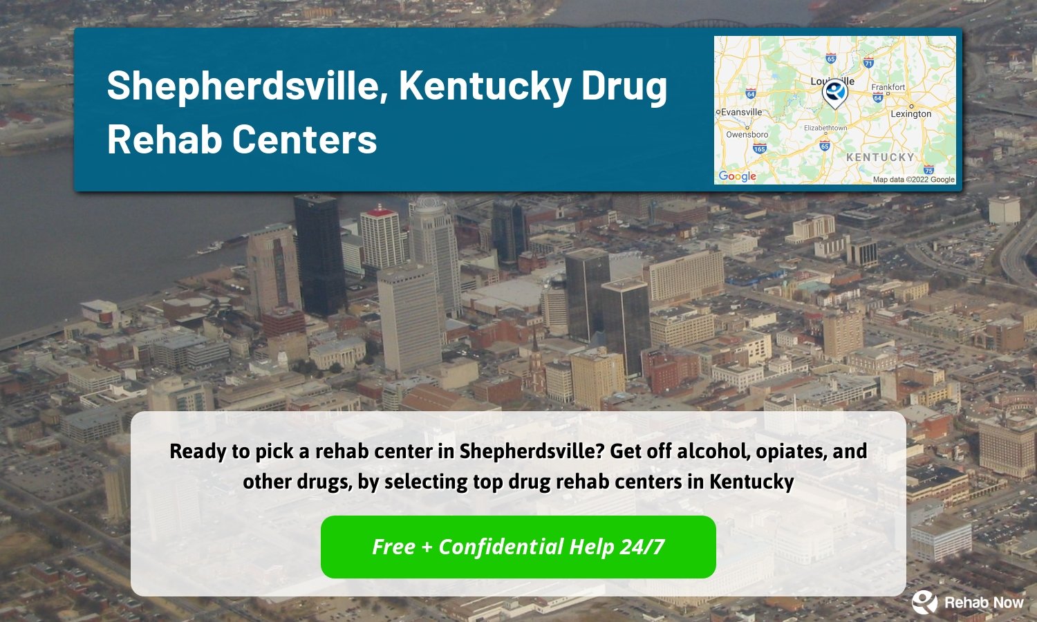 Ready to pick a rehab center in Shepherdsville? Get off alcohol, opiates, and other drugs, by selecting top drug rehab centers in Kentucky