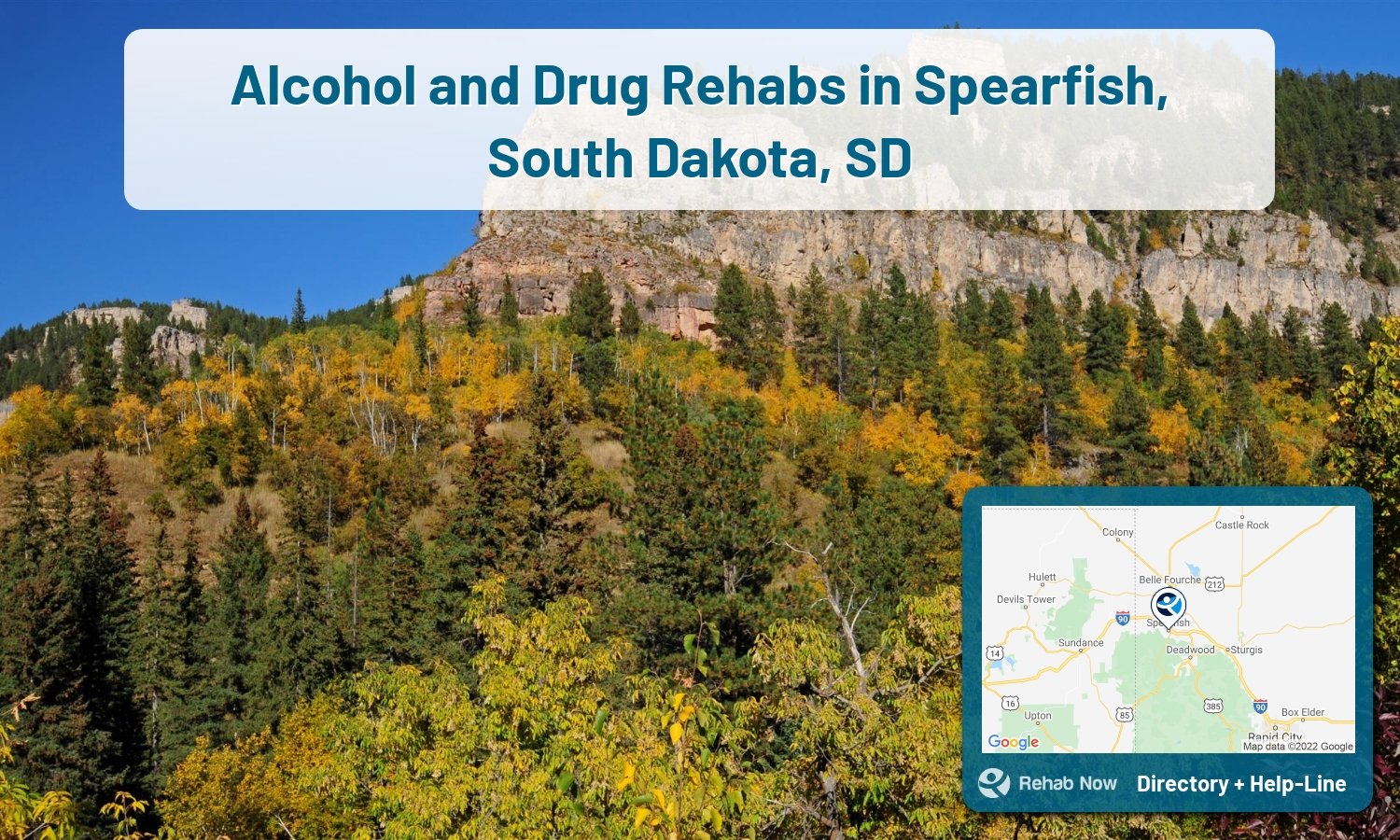 Drug rehab and alcohol treatment services nearby Spearfish, SD. Need help choosing a treatment program? Call our free hotline!
