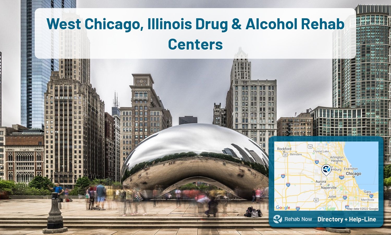 Let our expert counselors help find the best addiction treatment in West Chicago, Illinois now with a free call to our hotline.