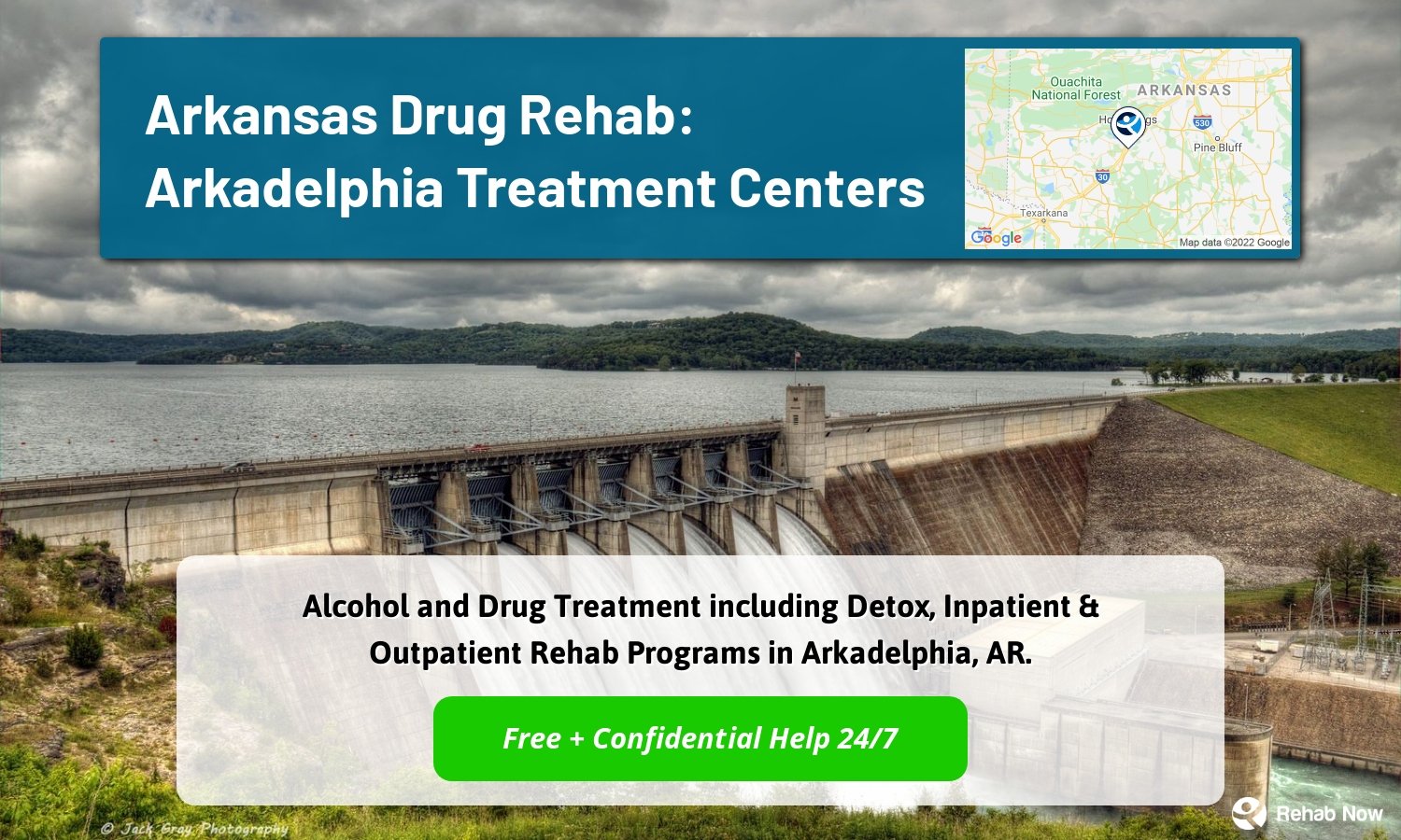 Alcohol and Drug Treatment including Detox, Inpatient & Outpatient Rehab Programs in Arkadelphia, AR.