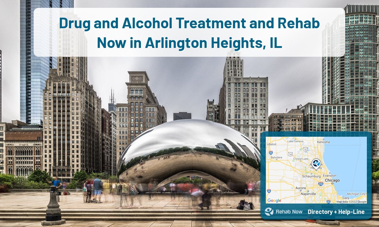 Our experts can help you find treatment now in Arlington Heights, Illinois. We list drug rehab and alcohol centers in Illinois.