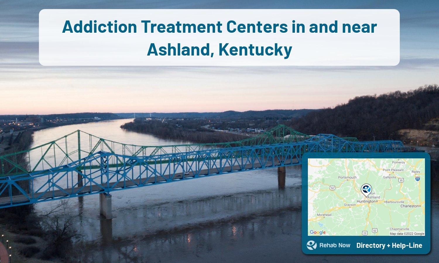 Our experts can help you find treatment now in Ashland, Kentucky. We list drug rehab and alcohol centers in Kentucky.