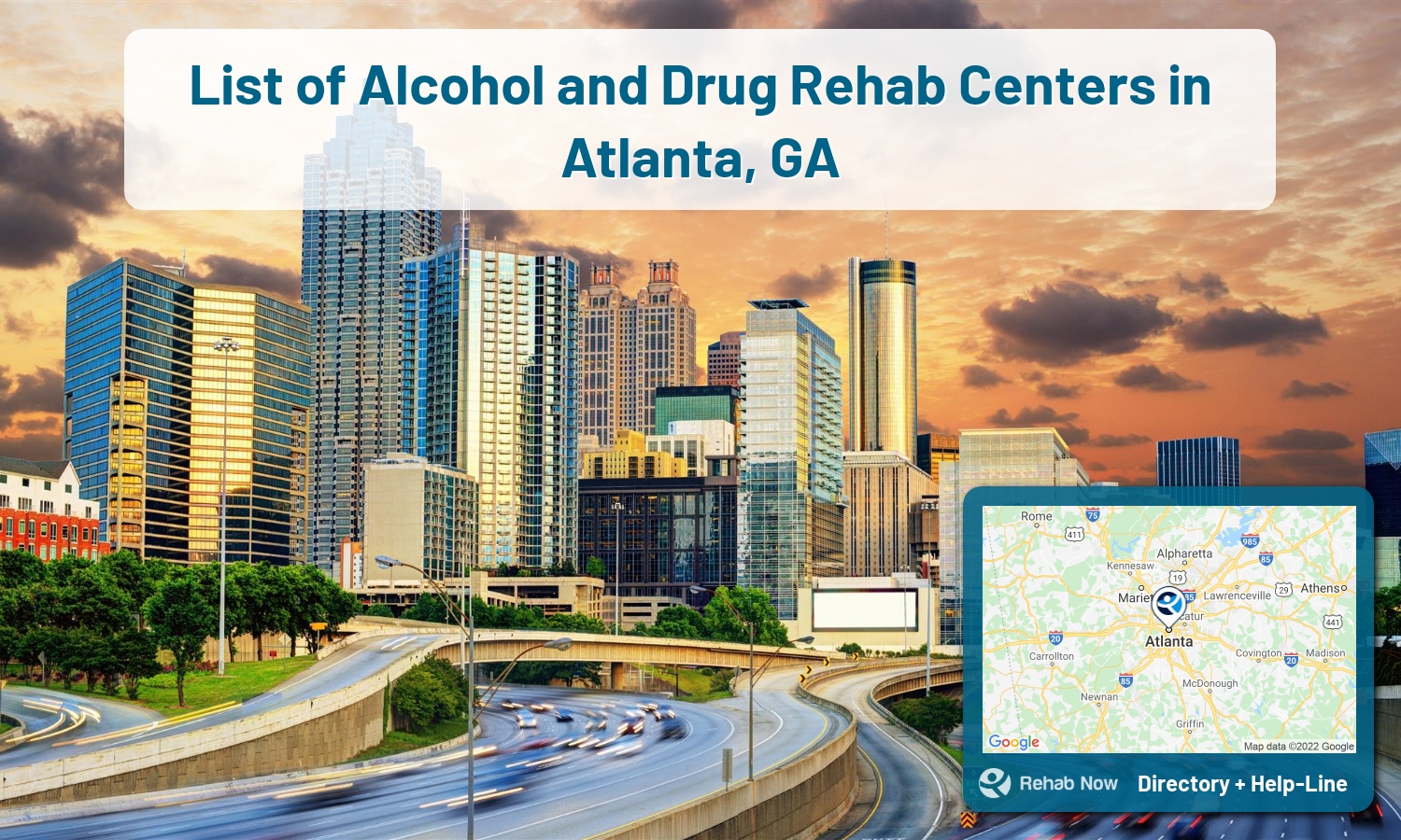 Atlanta, GA Treatment Centers. Find drug rehab in Atlanta, Georgia, or detox and treatment programs. Get the right help now!