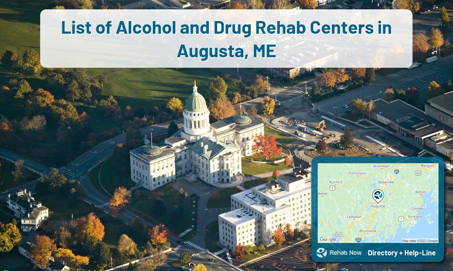 View options, availability, treatment methods, and more, for drug rehab and alcohol treatment in Augusta, Maine