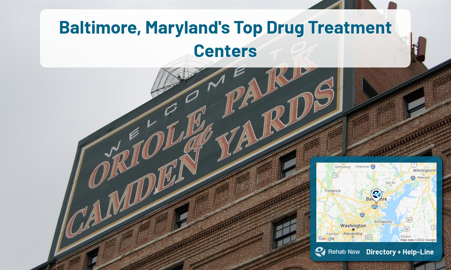 Ready to pick a rehab center in Baltimore? Get off alcohol, opiates, and other drugs, by selecting top drug rehab centers in Maryland.