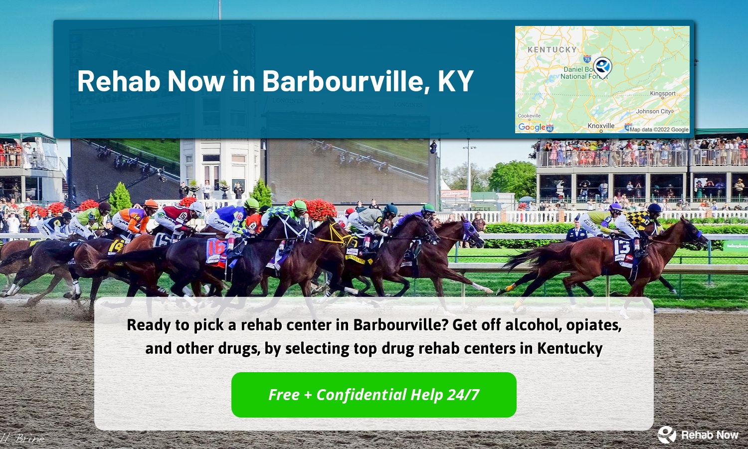 Ready to pick a rehab center in Barbourville? Get off alcohol, opiates, and other drugs, by selecting top drug rehab centers in Kentucky