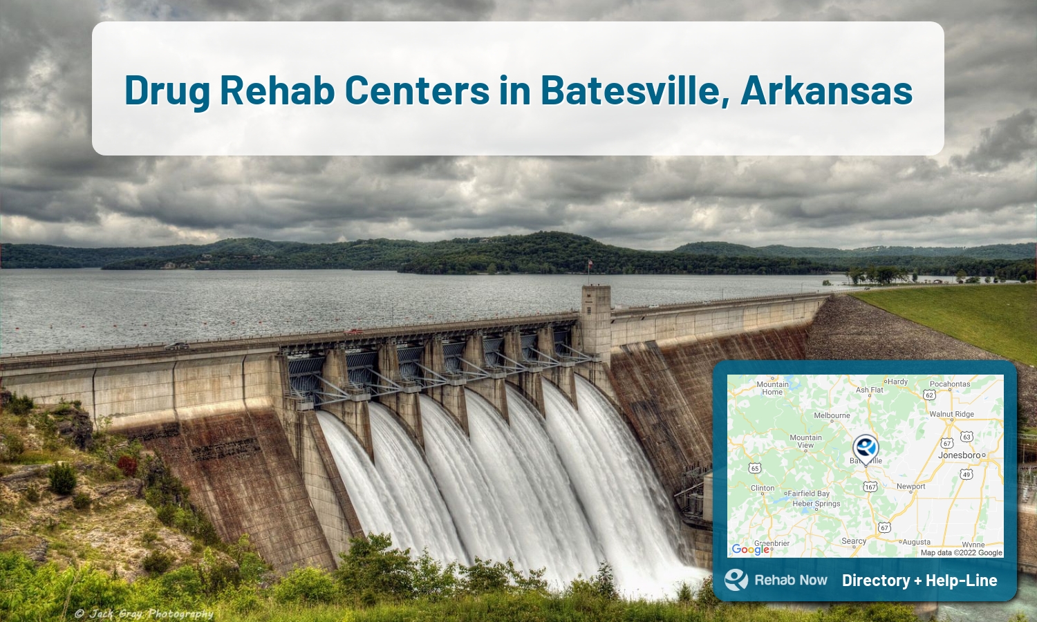 Need treatment nearby in Batesville, Arkansas? Choose a drug/alcohol rehab center from our list, or call our hotline now for free help.