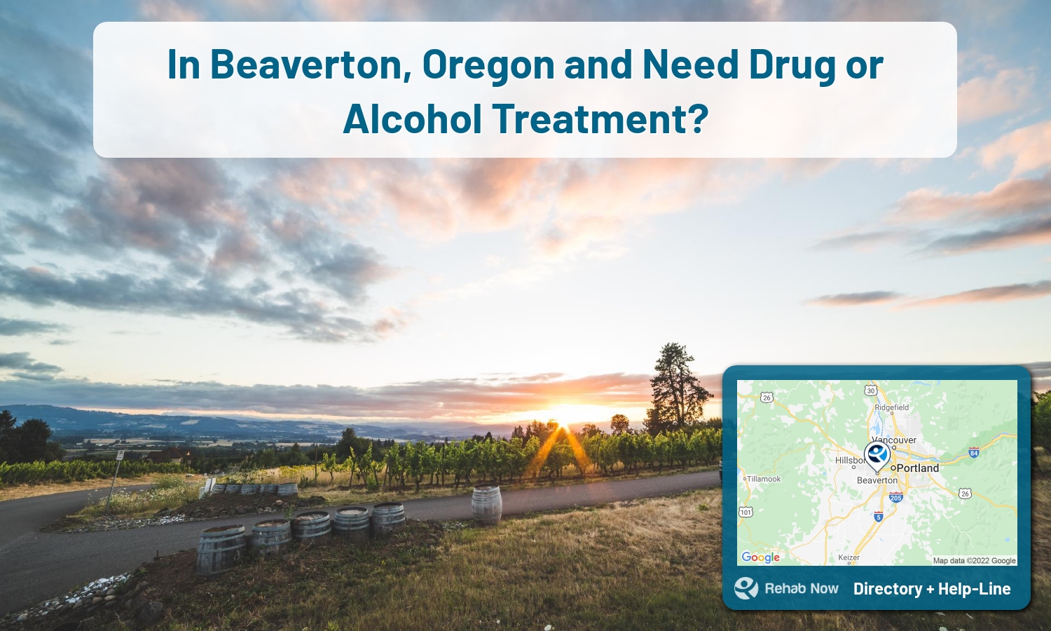 Ready to pick a rehab center in Beaverton? Get off alcohol, opiates, and other drugs, by selecting top drug rehab centers in Oregon