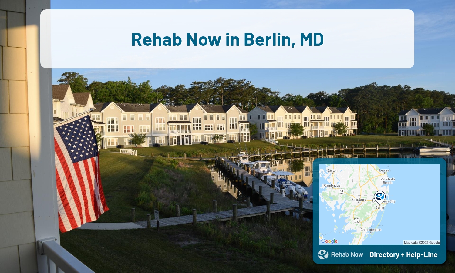 Drug rehab and alcohol treatment services nearby Berlin, MD. Need help choosing a treatment program? Call our free hotline!