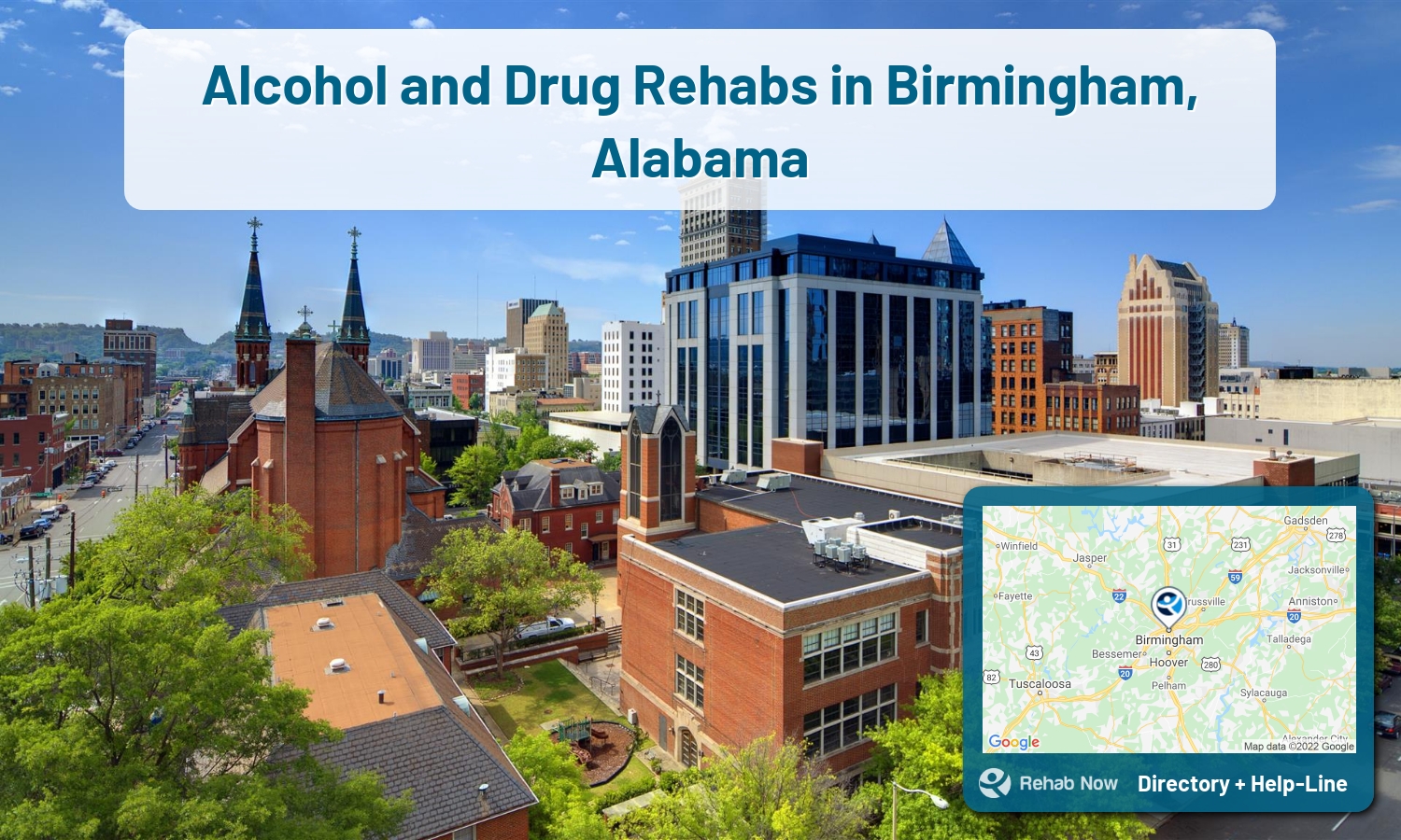 View options, availability, treatment methods, and more, for drug rehab and alcohol treatment in Birmingham, Alabama