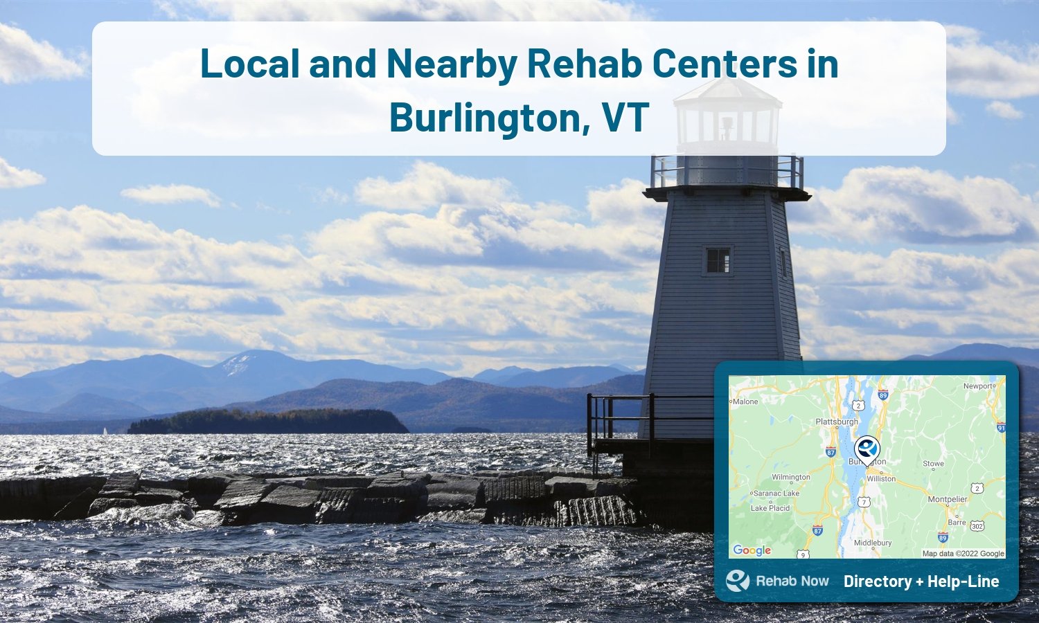 View options, availability, treatment methods, and more, for drug rehab and alcohol treatment in Burlington, Vermont
