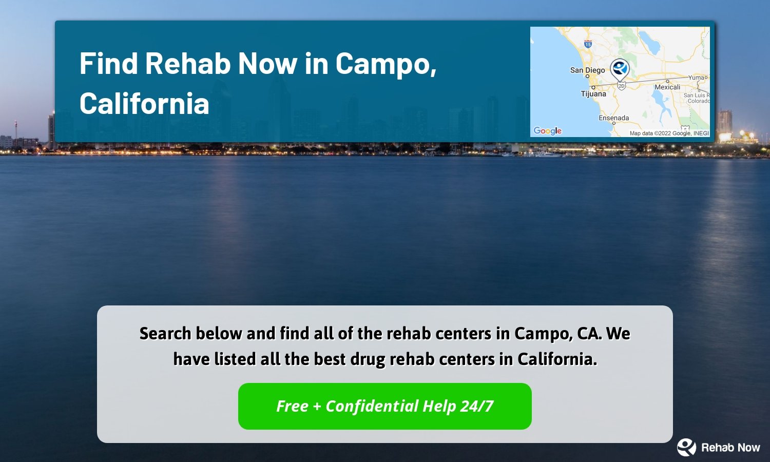 Search below and find all of the rehab centers in Campo, CA. We have listed all the best drug rehab centers in California.