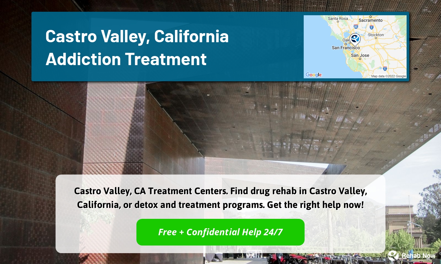 Castro Valley, CA Treatment Centers. Find drug rehab in Castro Valley, California, or detox and treatment programs. Get the right help now!