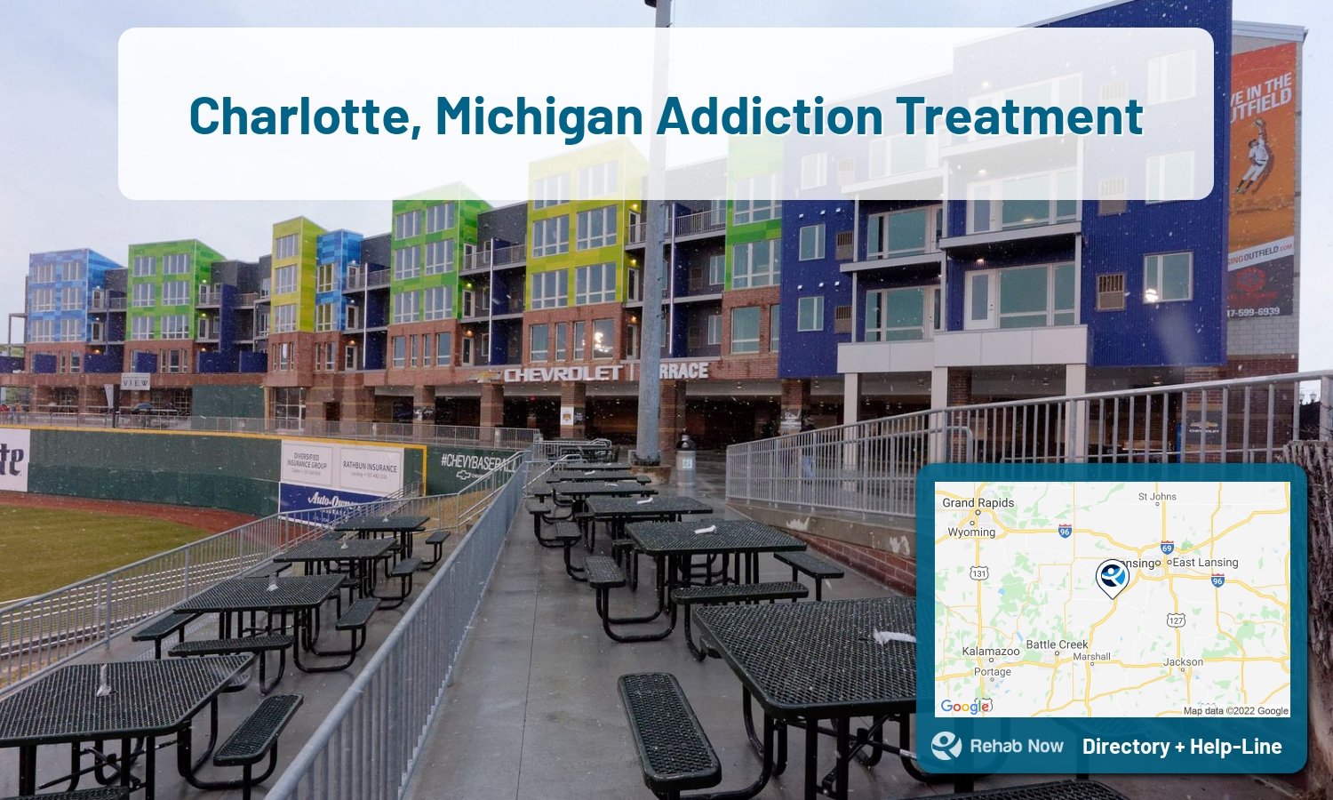 Drug rehab and alcohol treatment services nearby Charlotte, MI. Need help choosing a treatment program? Call our free hotline!