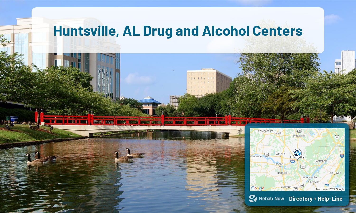 Huntsville, AL Treatment Centers. Find drug rehab in Huntsville, Alabama, or detox and treatment programs. Get the right help now!