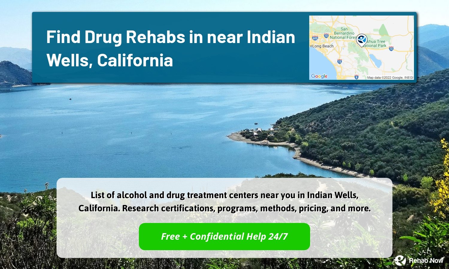 List of alcohol and drug treatment centers near you in Indian Wells, California. Research certifications, programs, methods, pricing, and more.