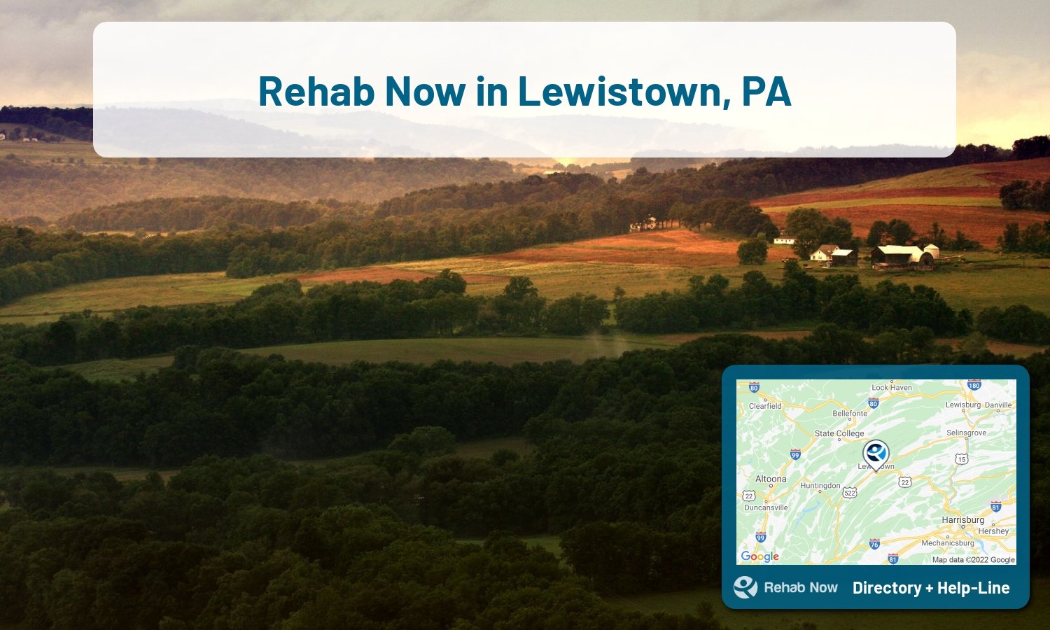 View options, availability, treatment methods, and more, for drug rehab and alcohol treatment in Lewistown, Pennsylvania