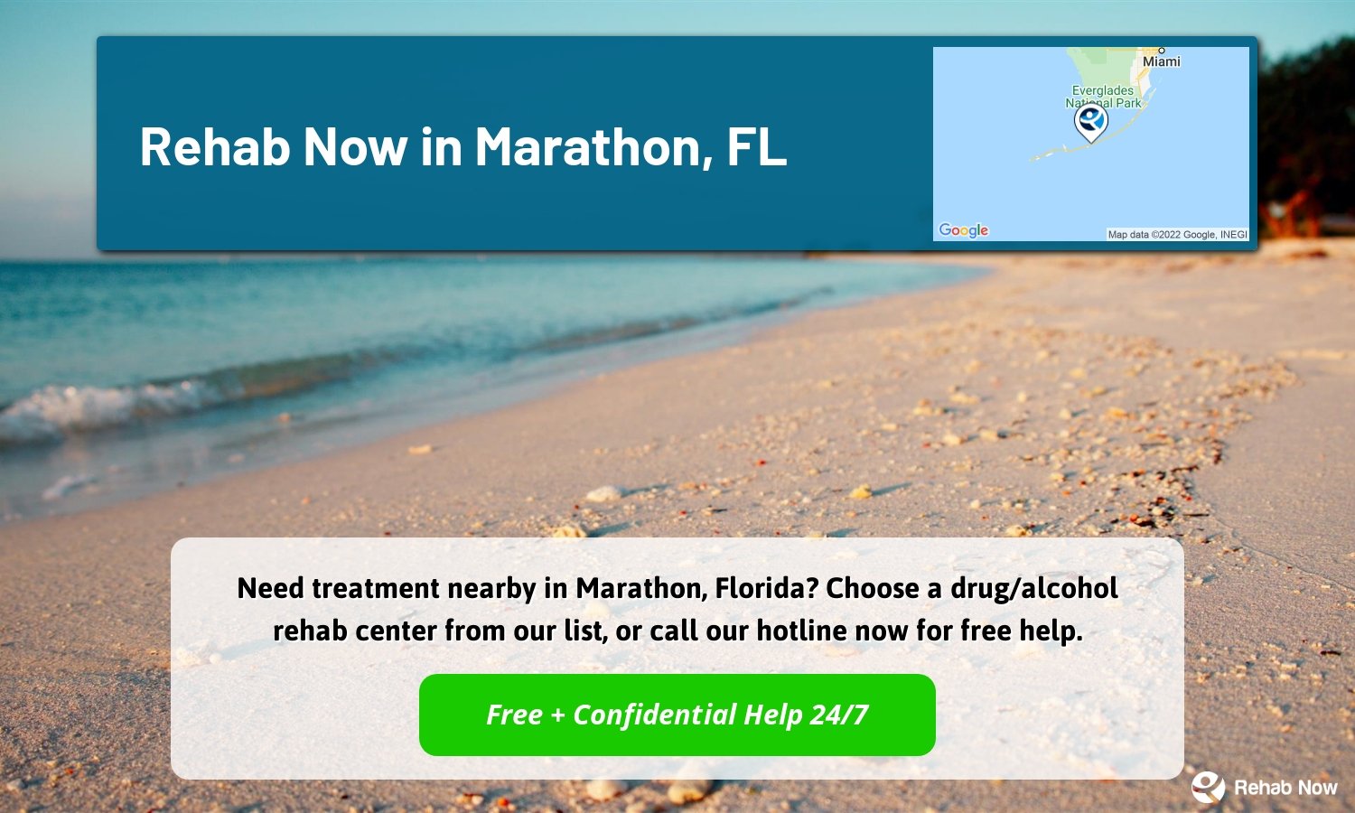 Need treatment nearby in Marathon, Florida? Choose a drug/alcohol rehab center from our list, or call our hotline now for free help.