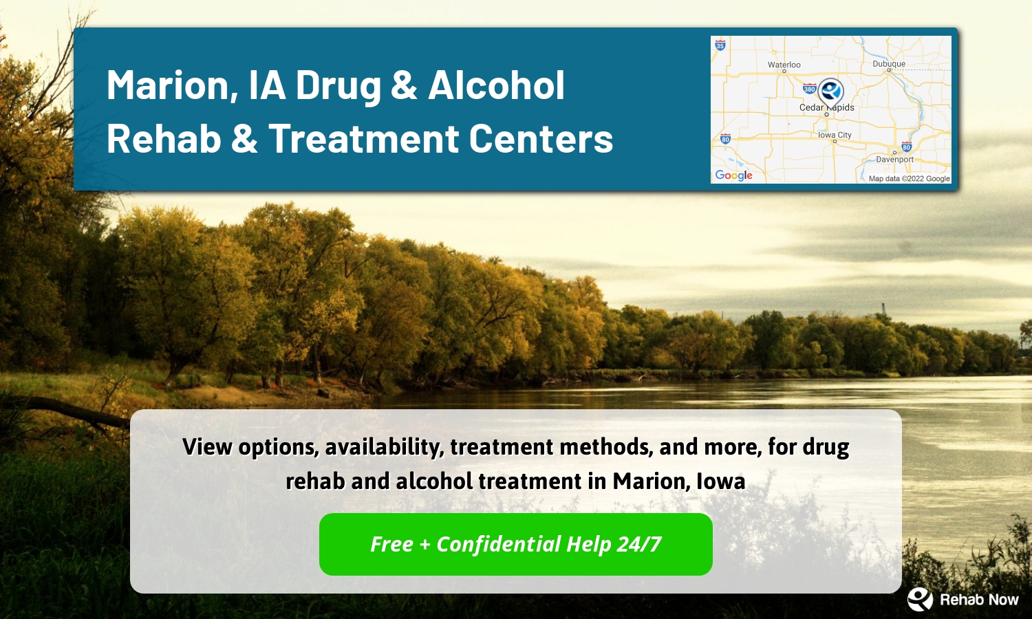 View options, availability, treatment methods, and more, for drug rehab and alcohol treatment in Marion, Iowa