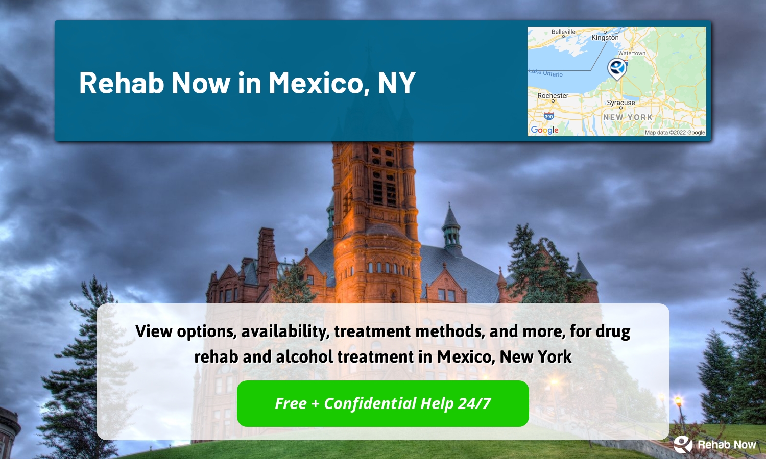 View options, availability, treatment methods, and more, for drug rehab and alcohol treatment in Mexico, New York