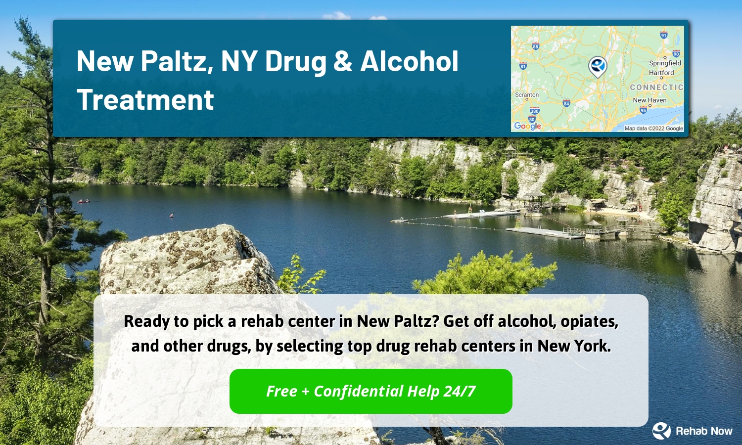 Ready to pick a rehab center in New Paltz? Get off alcohol, opiates, and other drugs, by selecting top drug rehab centers in New York.