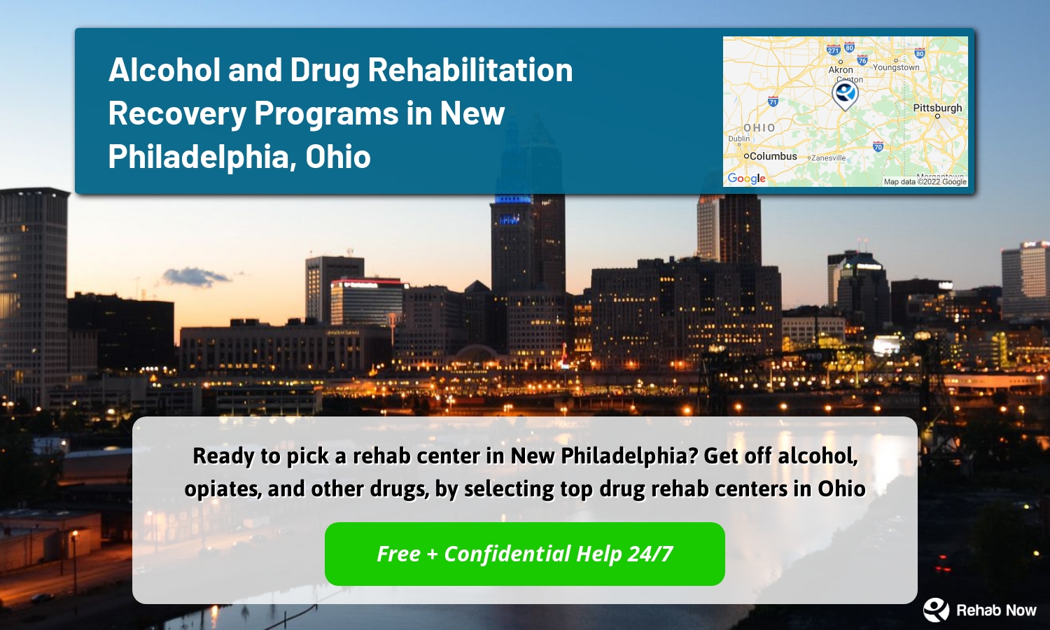 Ready to pick a rehab center in New Philadelphia? Get off alcohol, opiates, and other drugs, by selecting top drug rehab centers in Ohio