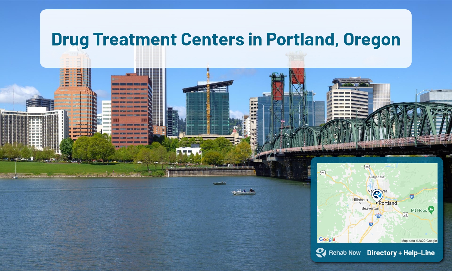 Our experts can help you find treatment now in Portland, Oregon. We list drug rehab and alcohol centers in Oregon.