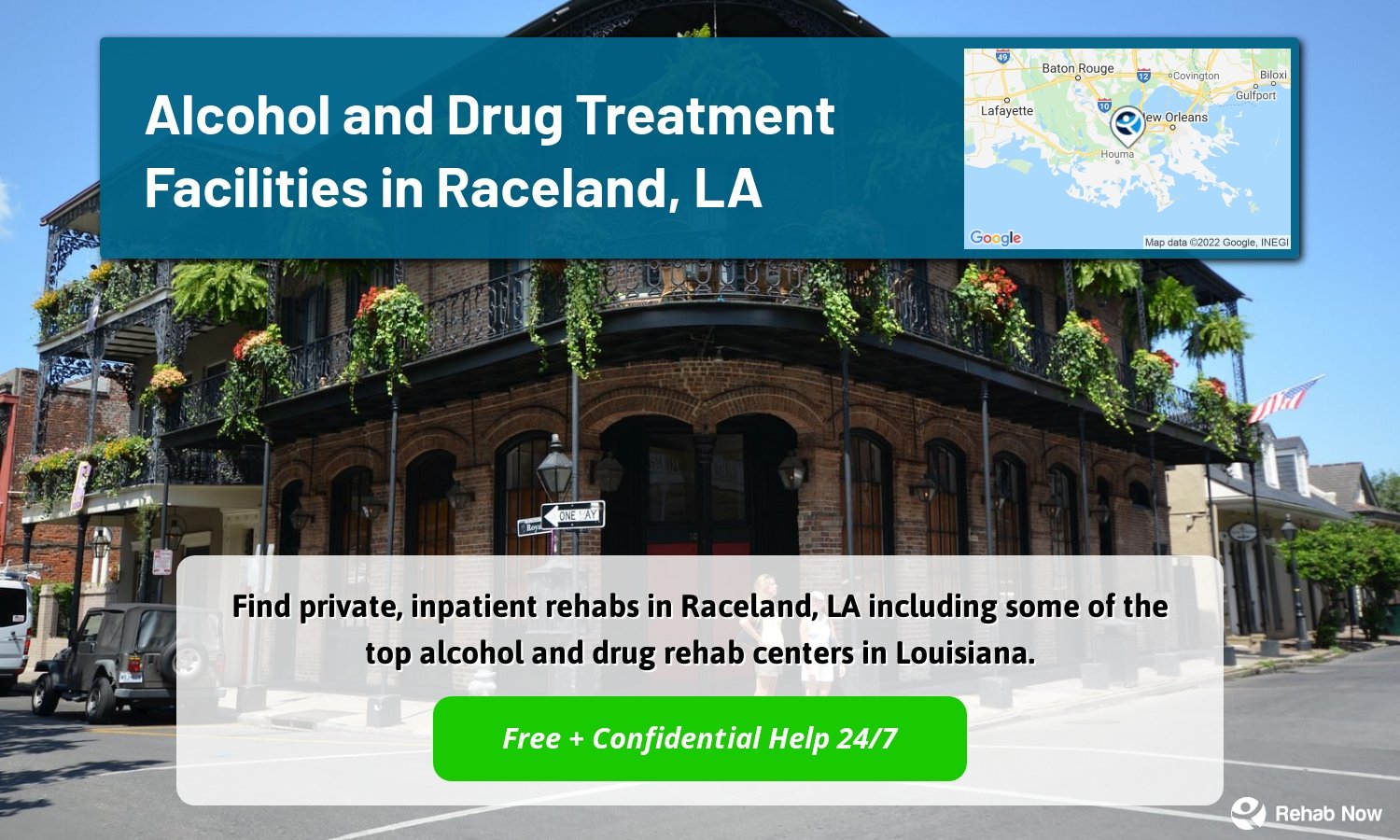 Find private, inpatient rehabs in Raceland, LA including some of the top alcohol and drug rehab centers in Louisiana.