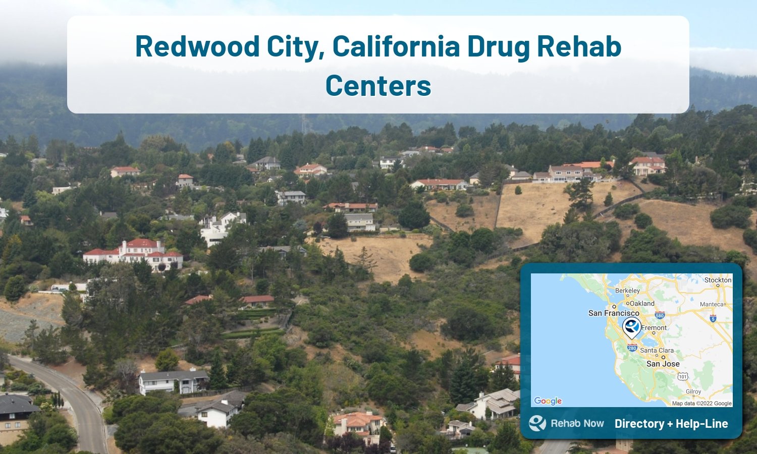 Let our expert counselors help find the best addiction treatment in Redwood City, California now with a free call to our hotline.