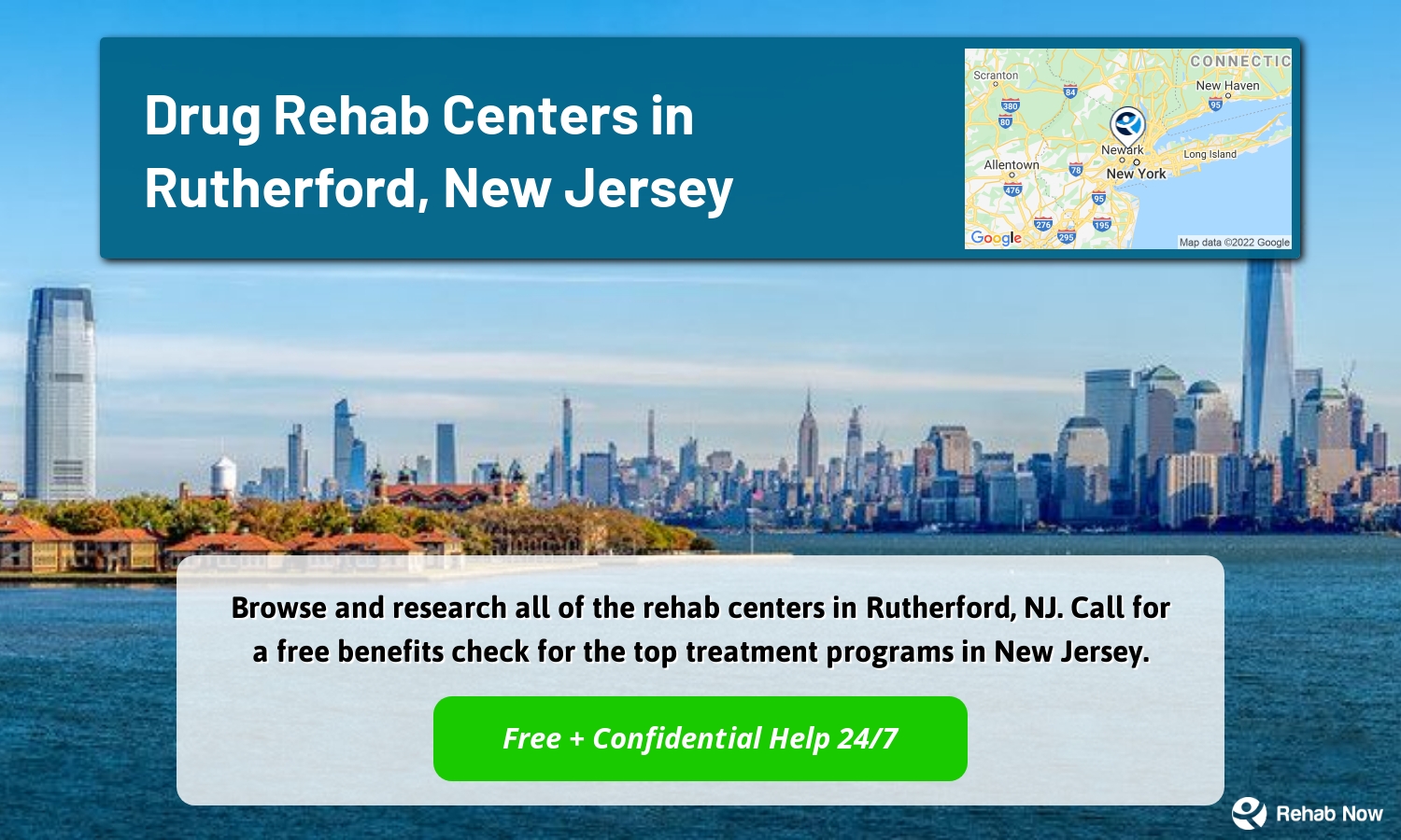 Browse and research all of the rehab centers in Rutherford, NJ. Call for a free benefits check for the top treatment programs in New Jersey.