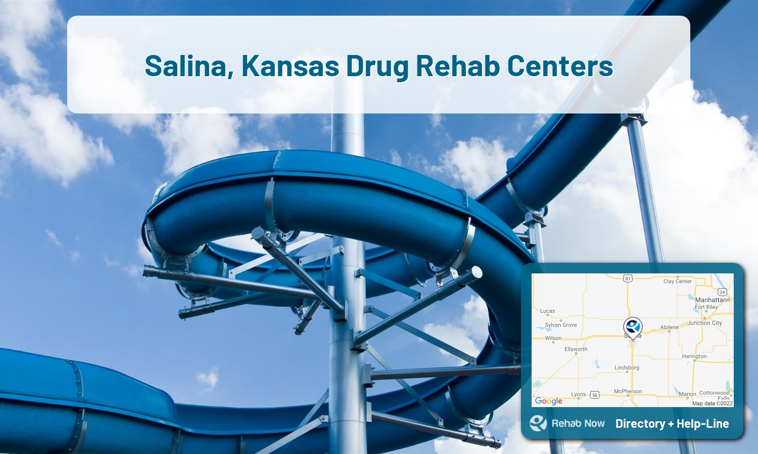 Need treatment nearby in Salina, Kansas? Choose a drug/alcohol rehab center from our list, or call our hotline now for free help.