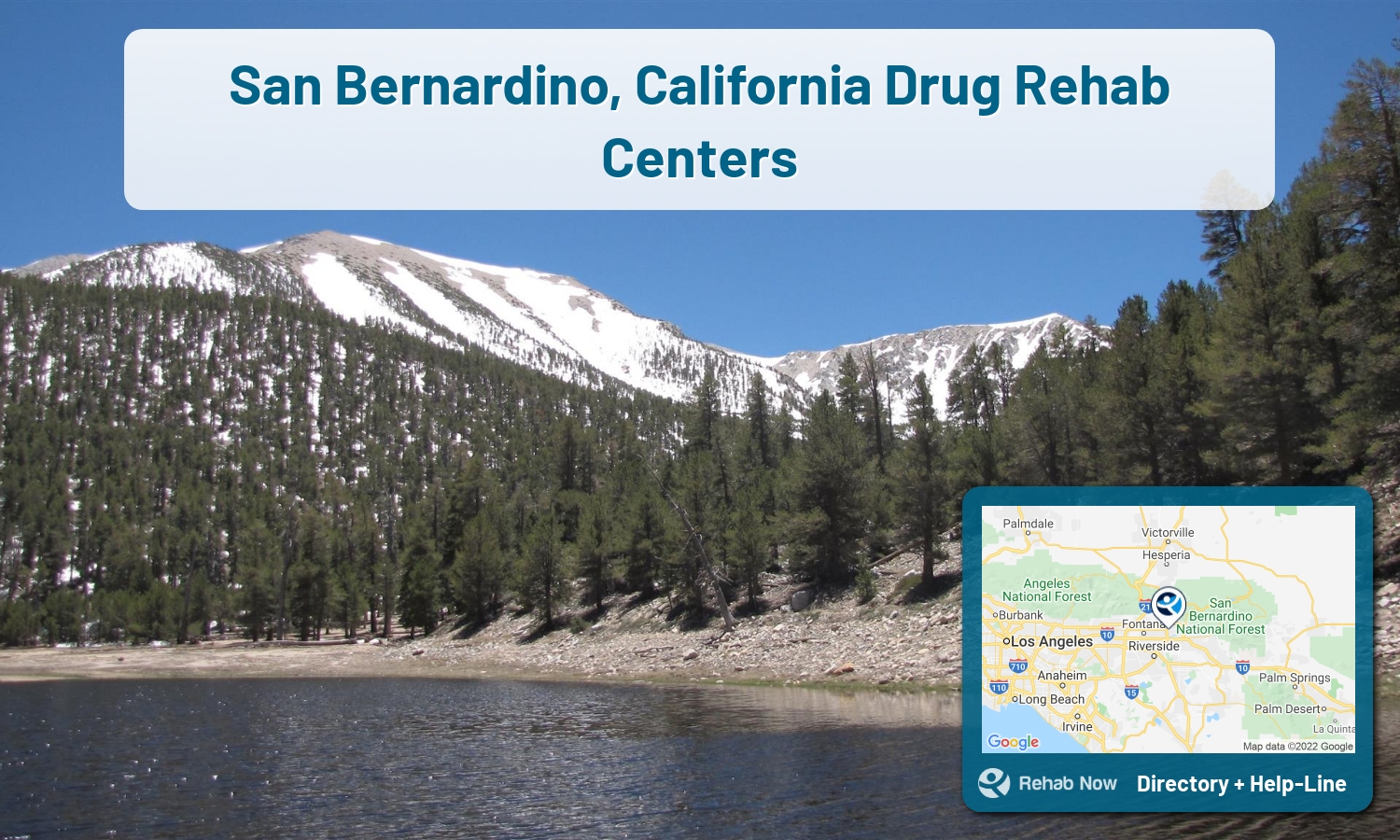 San Bernardino, CA Treatment Centers. Find drug rehab in San Bernardino, California, or detox and treatment programs. Get the right help now!