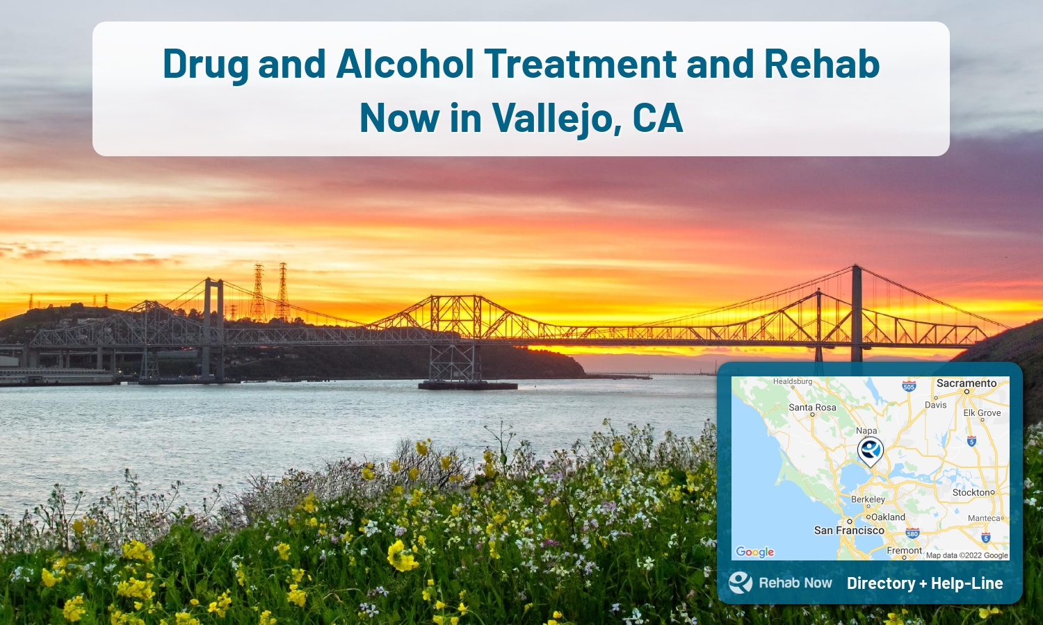 Vallejo, CA Treatment Centers. Find drug rehab in Vallejo, California, or detox and treatment programs. Get the right help now!