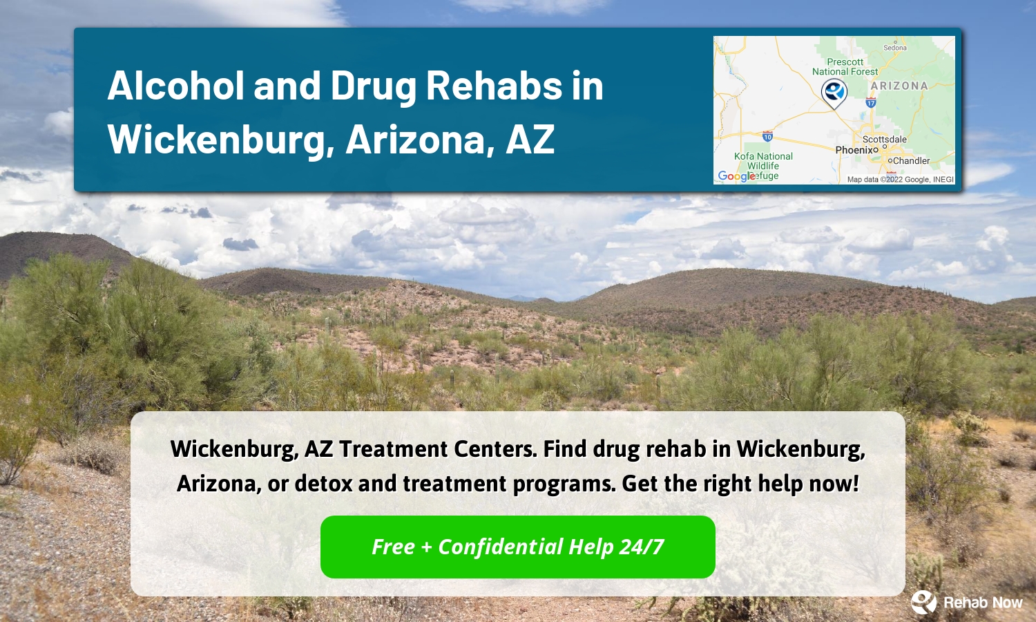 Wickenburg, AZ Treatment Centers. Find drug rehab in Wickenburg, Arizona, or detox and treatment programs. Get the right help now!