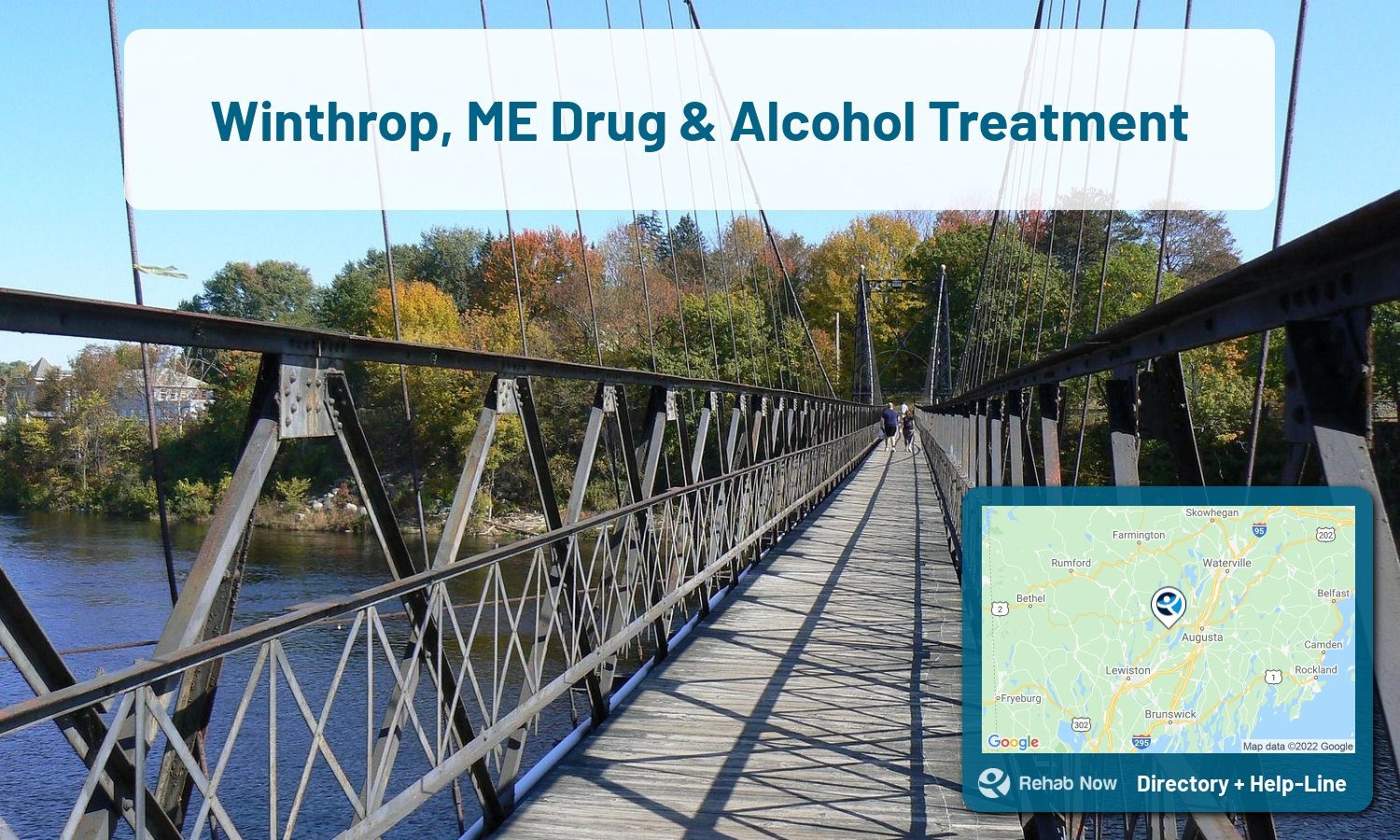 Our experts can help you find treatment now in Winthrop, Maine. We list drug rehab and alcohol centers in Maine.