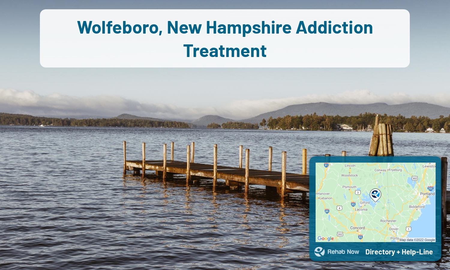 View options, availability, treatment methods, and more, for drug rehab and alcohol treatment in Wolfeboro, New Hampshire